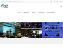 Tablet Screenshot of ampi.org.mx